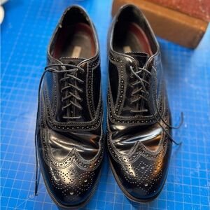 Florsheim Classic Black Leather Derbys